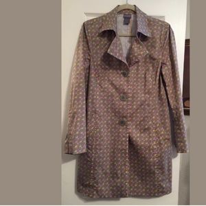Fabulous Sigrid Olsen tan print jacket size 10
